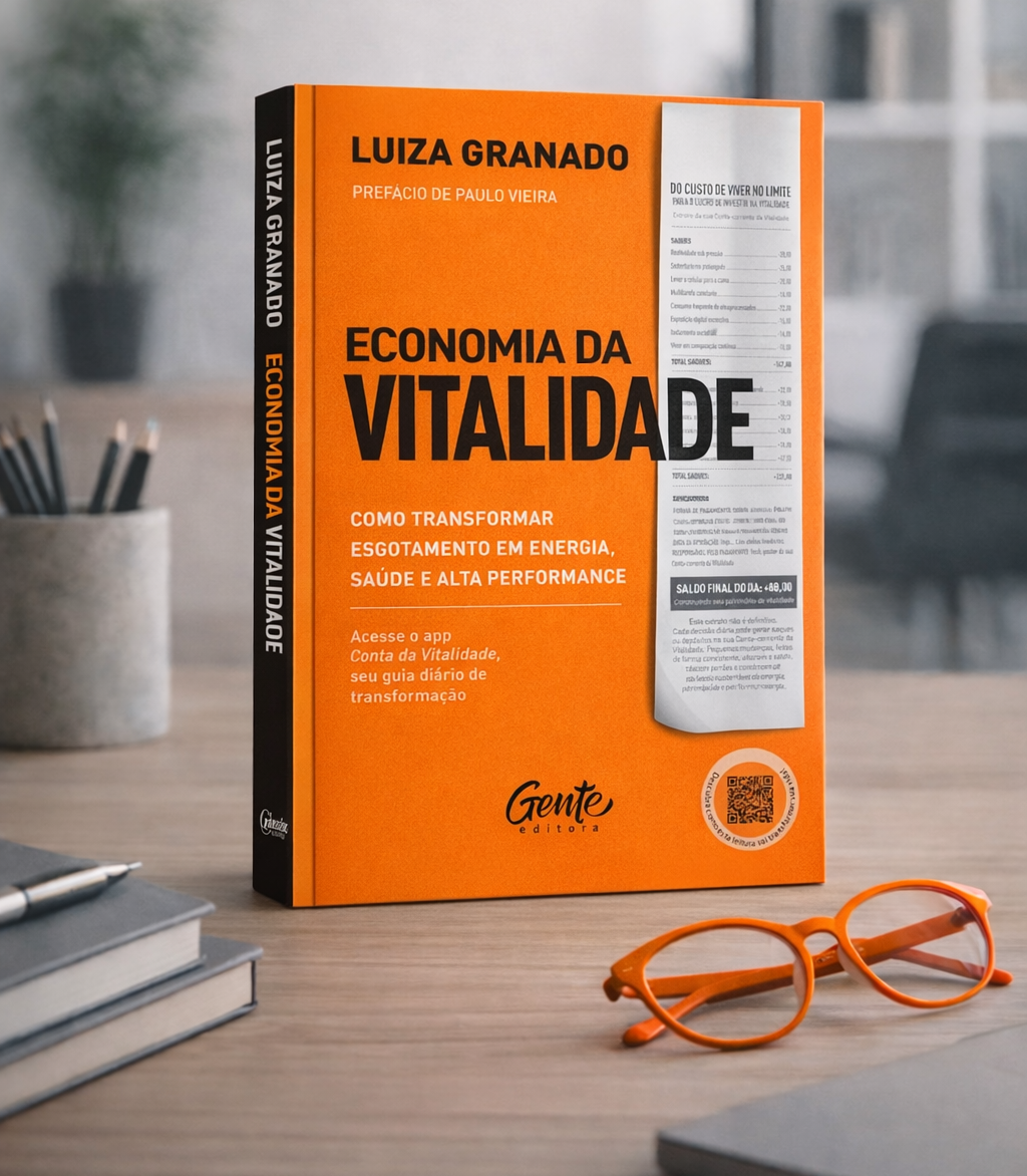 Capa do livro Economia da Vitalidade, de Luiza Granado